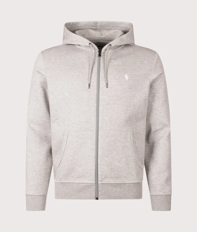 Zip Through Double Knit Hoodie made by Polo by Ralph Lauren