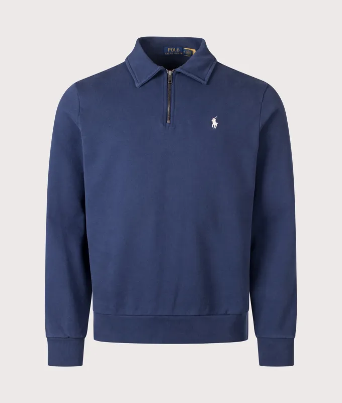Loopback Quarter Zip Sweatshirt made by Polo by Ralph Lauren