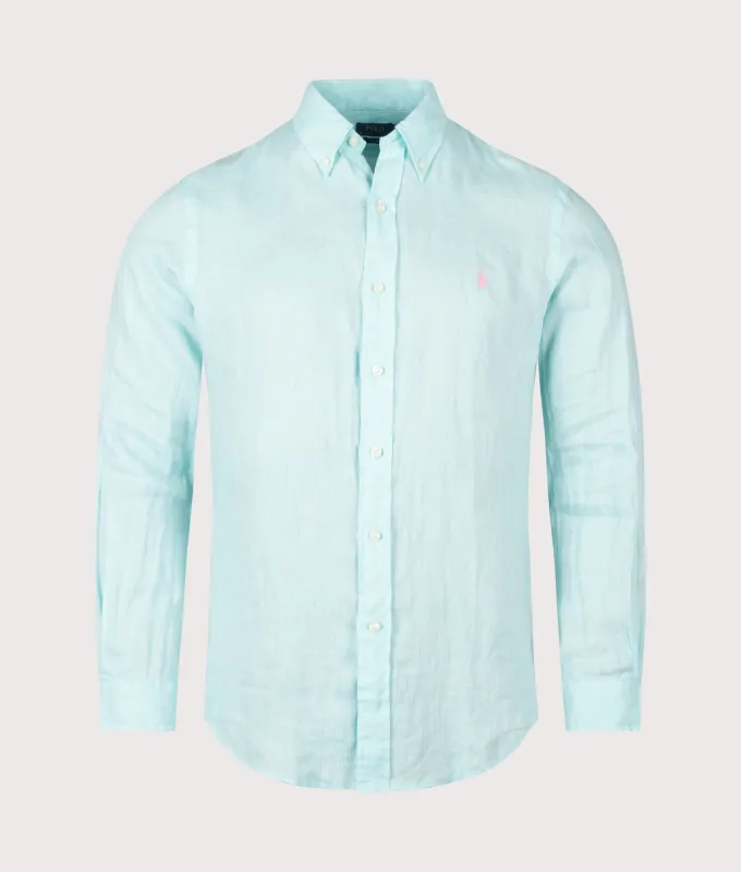 Custom Fit Linen Shirt made by Polo by Ralph Lauren