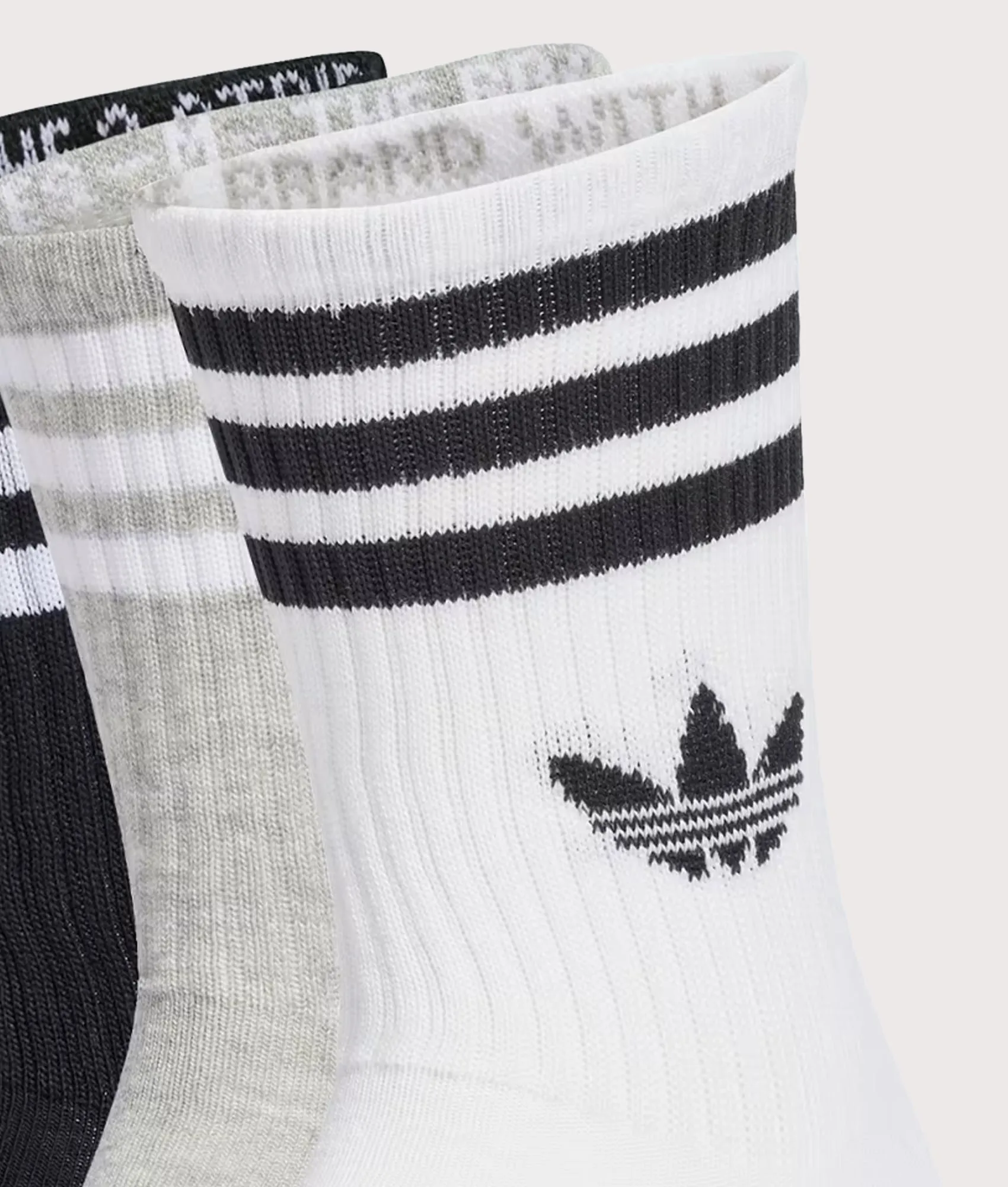 3 Pack 3 Stripes Crew Socks sold by EQVVS product image thumbnail 2