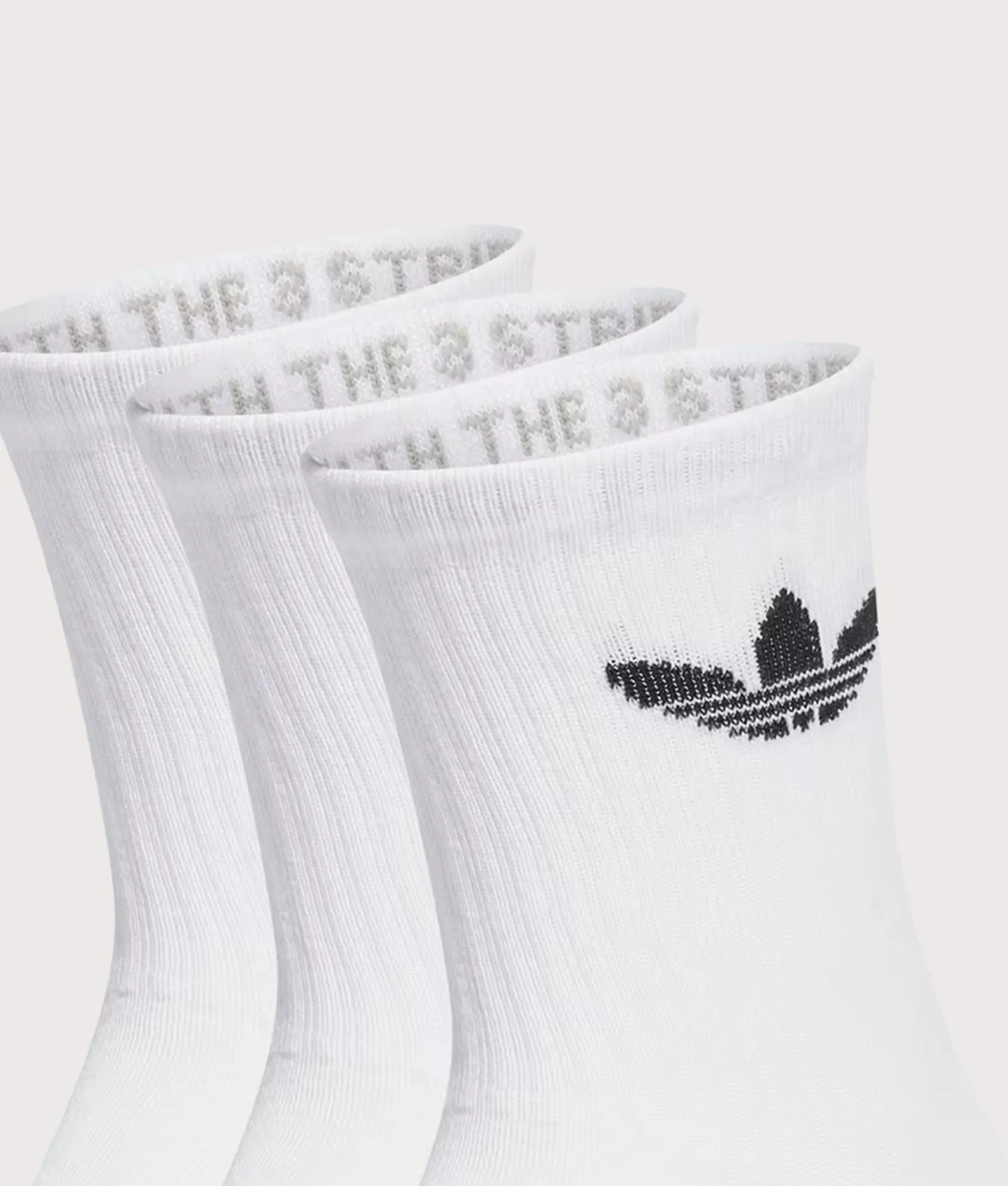 3 Pack Trefoil Cushion Crew Socks sold by EQVVS product image thumbnail 2