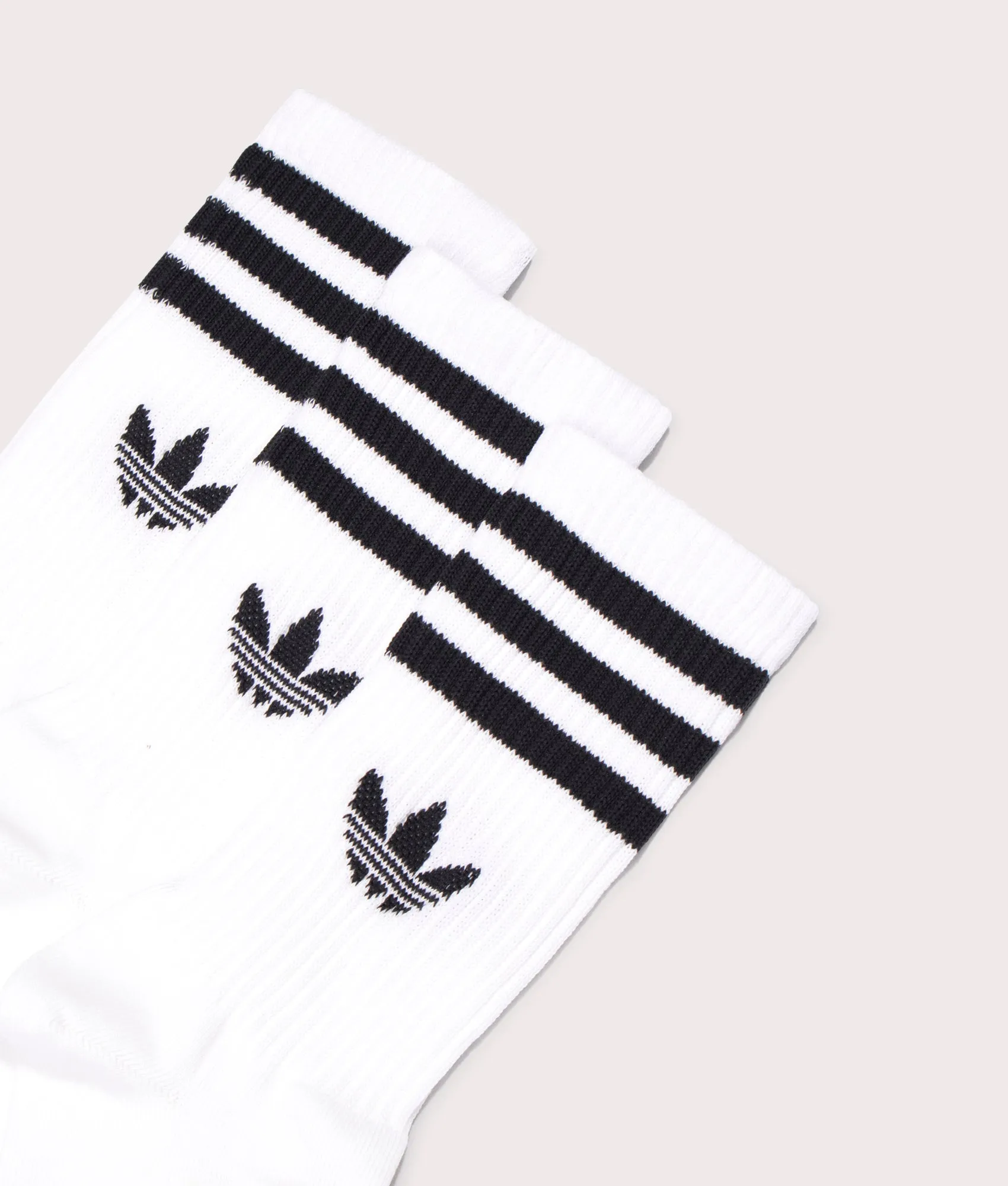 3 Pack 3 Stripes Crew Socks sold by EQVVS product image thumbnail 2