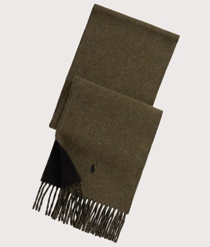 Reversible Wool Blend Scarf made by Polo by Ralph Lauren