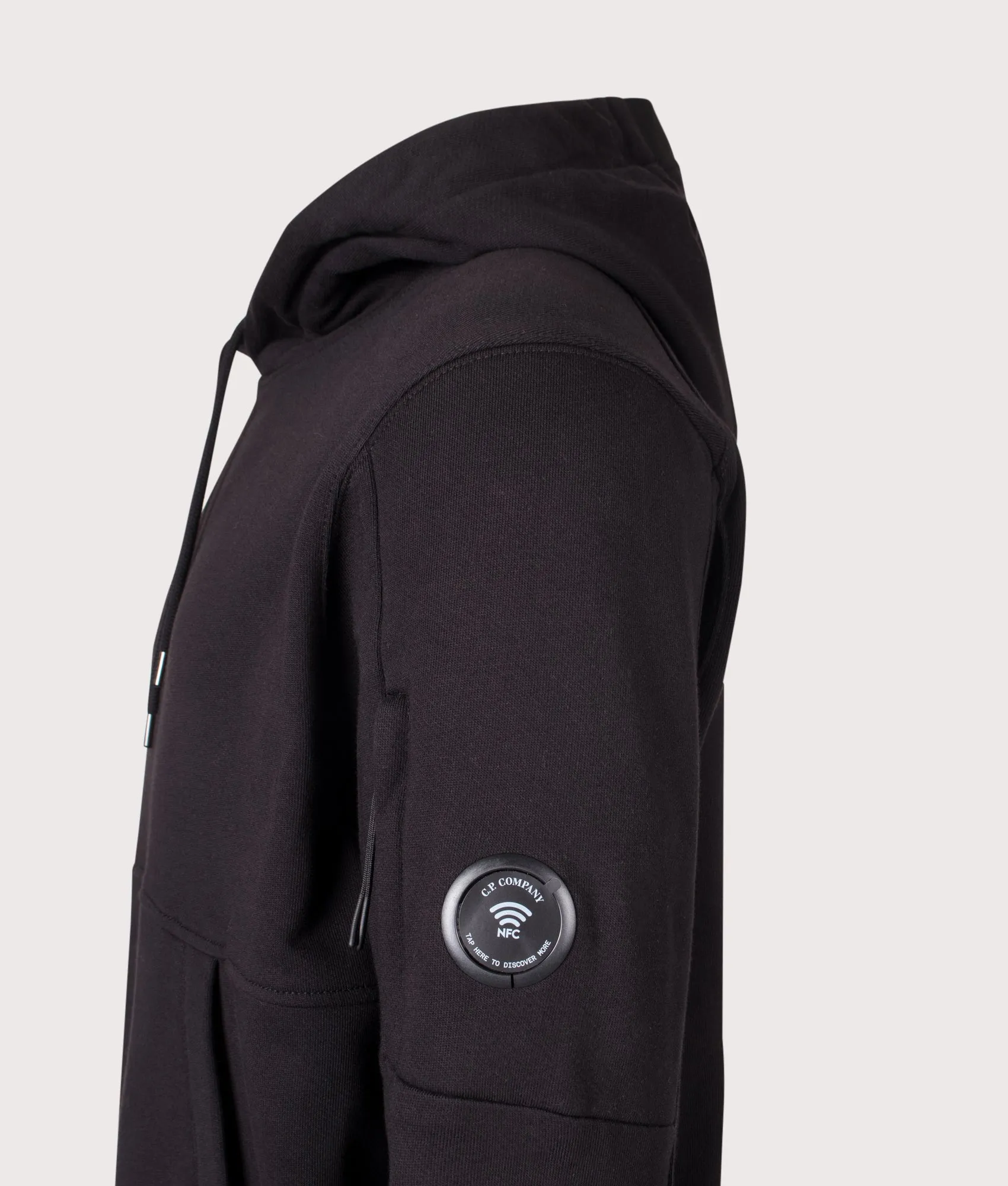 Diagonal Raised Fleece Lens Hoodie sold by EQVVS product image thumbnail 3
