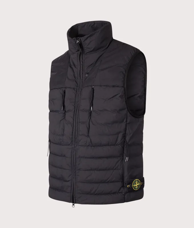 Seamless Tunnel Nylon Down-TC Vest made by Stone Island