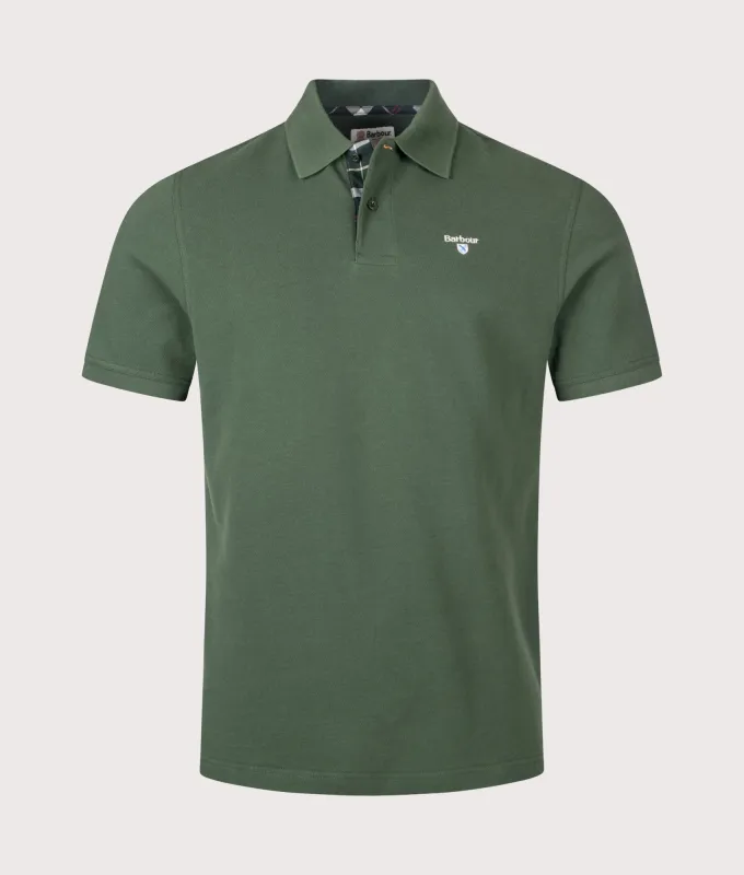 Tailored Fit Tartan Piqué Polo Shirt made by EQVVS