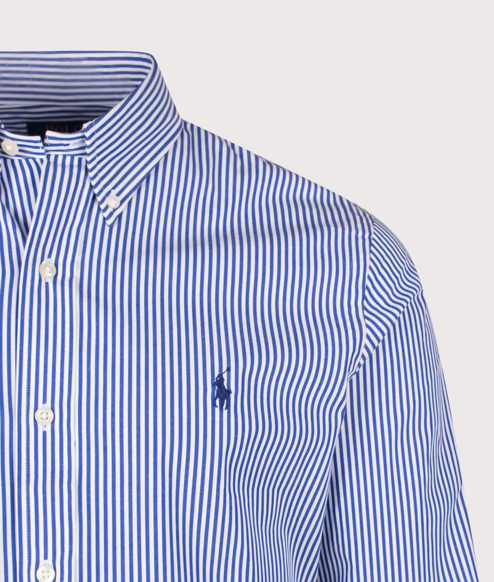 Custom Fit Striped Stretch Poplin Shirt sold by EQVVS product image thumbnail 2