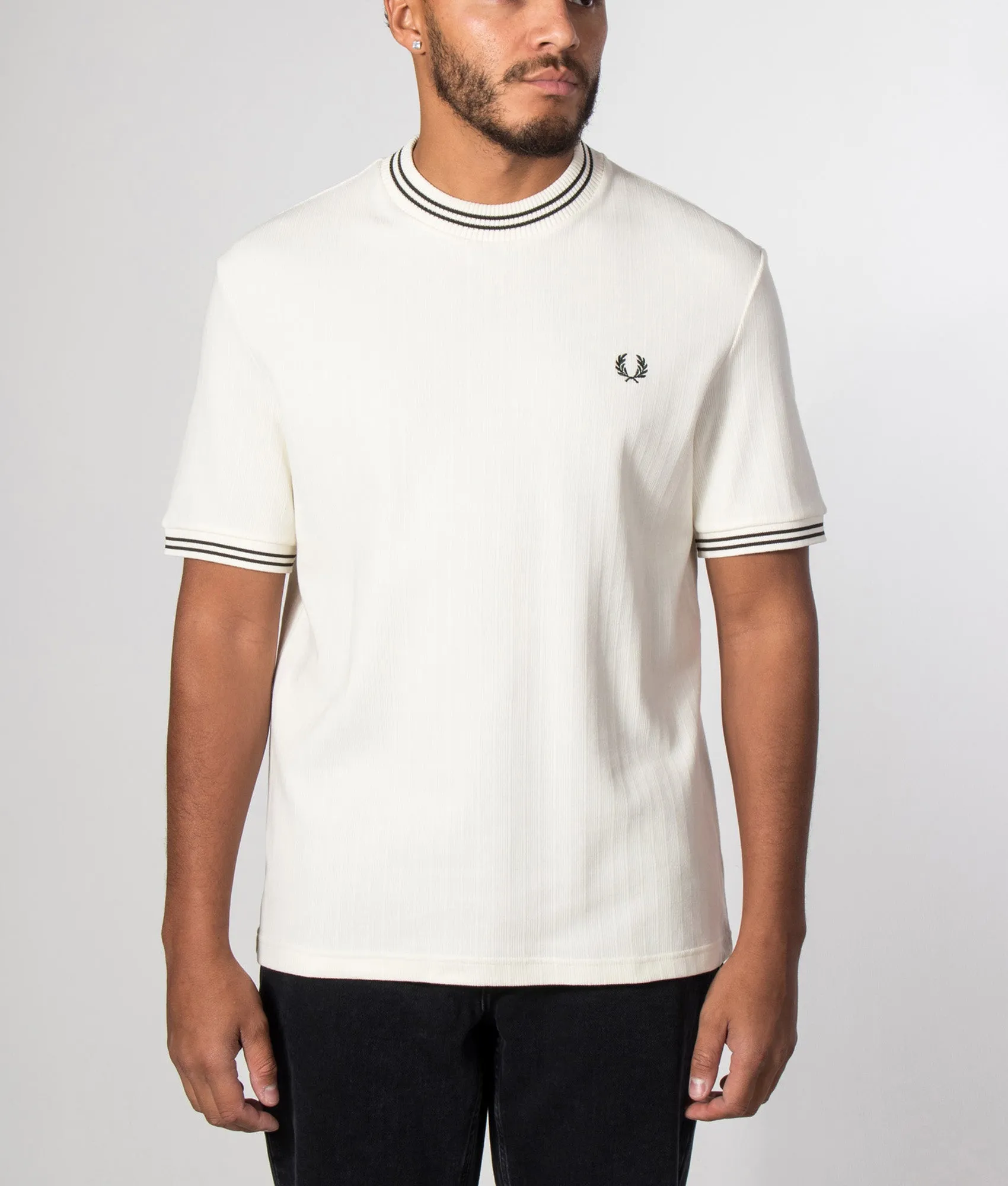 Regular Fit Ribbed Jersey T-Shirt sold by EQVVS product image thumbnail 2
