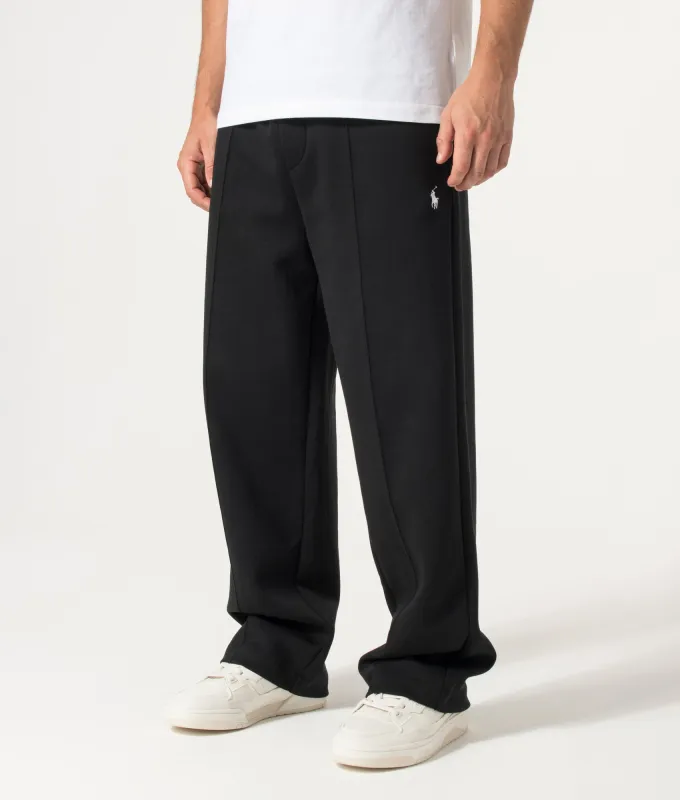 Double Knit Wide Leg Joggers made by Polo by Ralph Lauren