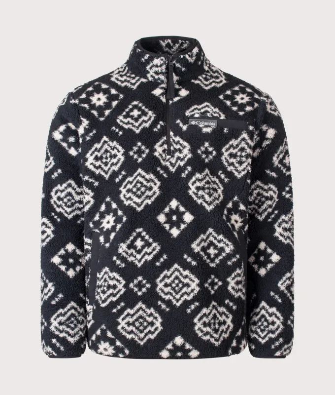 Regular Fit Rugged Ridge™ High Pile Quarter Zip Fleece made by Columbia