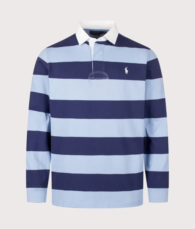 Classic Fit The Iconic Striped Rugby Shirt made by Polo by Ralph Lauren