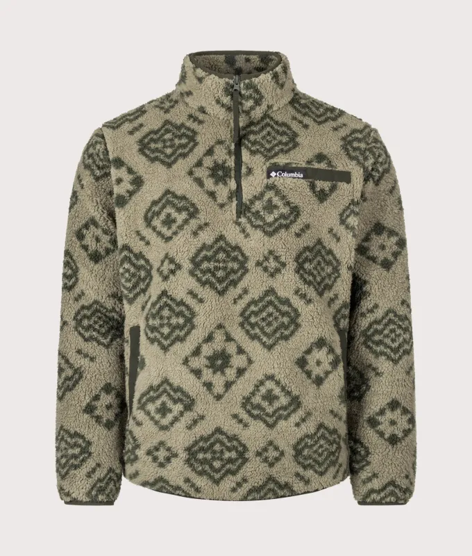 Regular Fit Rugged Ridge™ High Pile Quarter Zip Fleece made by Columbia