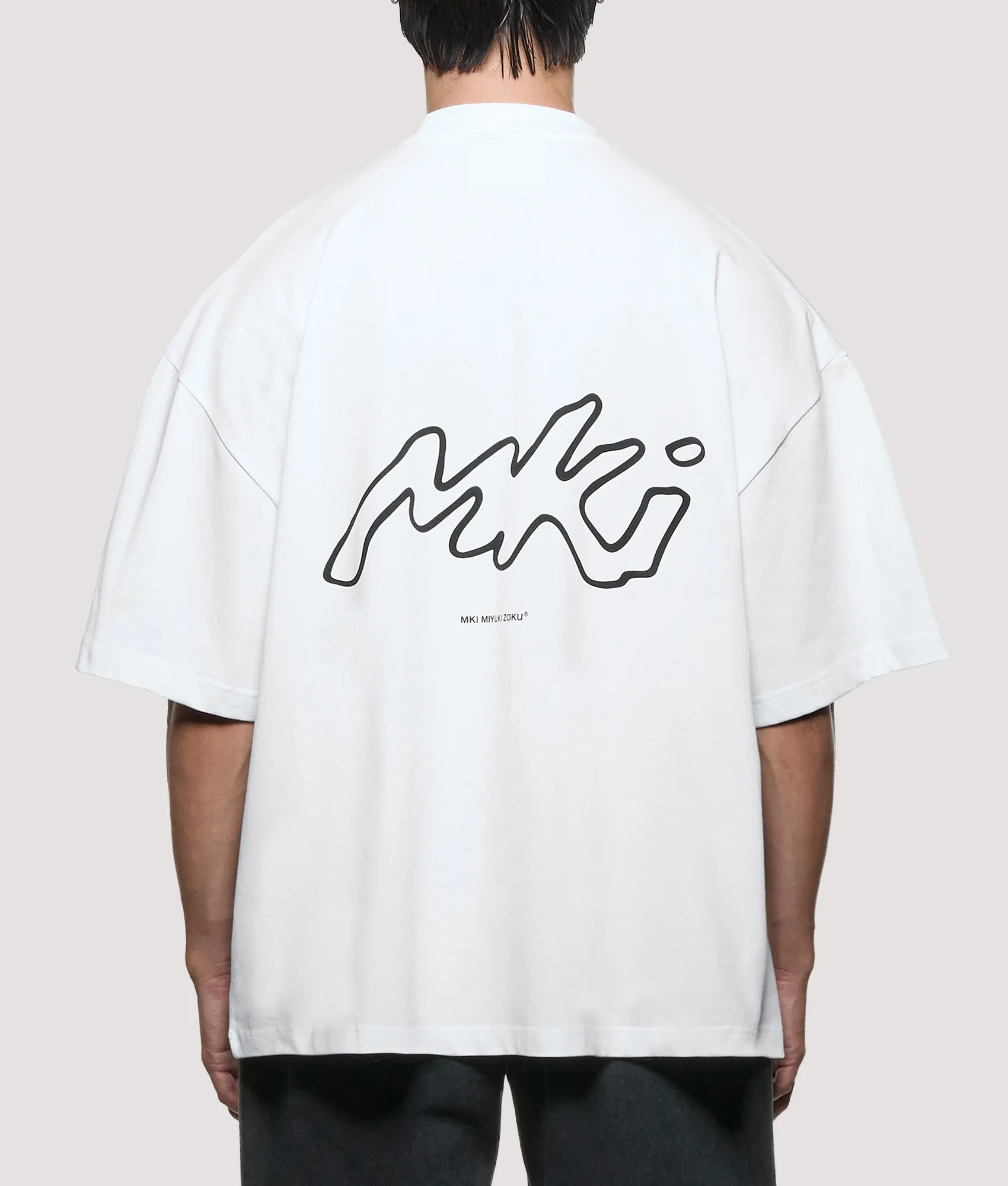 Oversized Box Fit Ink Line T-Shirt sold by EQVVS