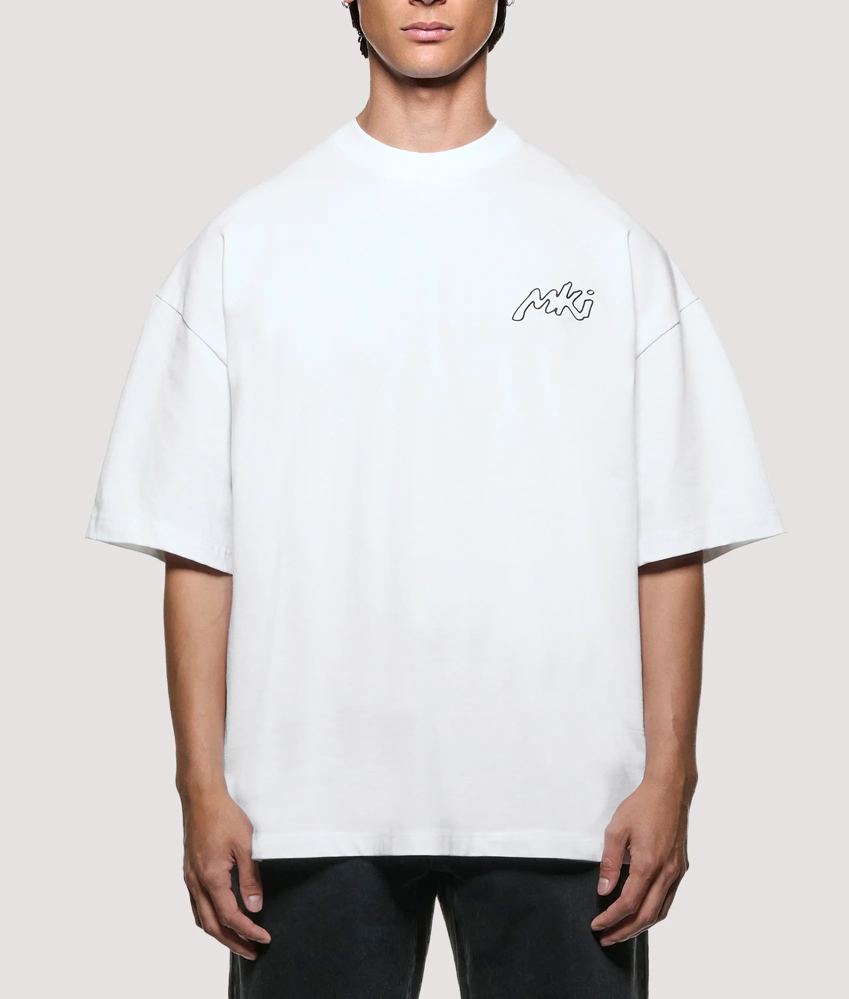Oversized Box Fit Ink Line T-Shirt sold by EQVVS product image thumbnail 2