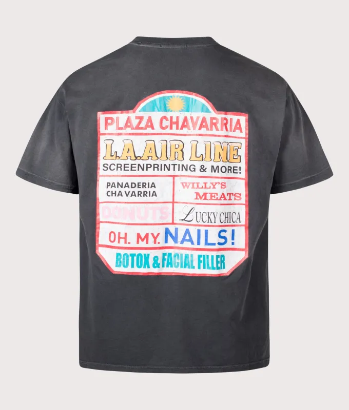 Relaxed Fit Plaza Chavarria Easy T-Shirt made by Willy Chavarria