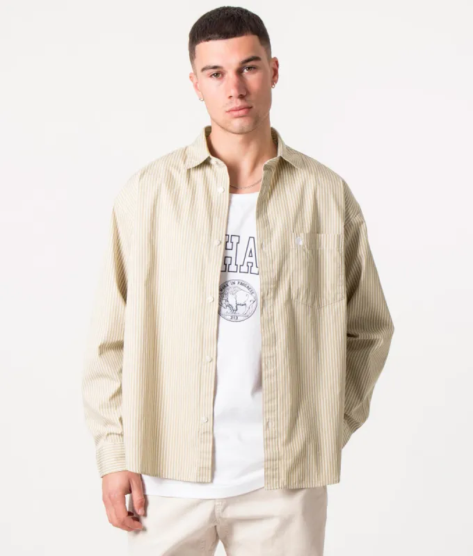 Relaxed Fit Long Sleeve Drake Shirt sold by EQVVS
