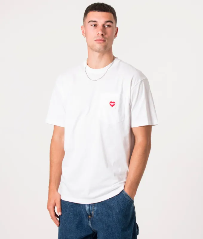 Relaxed Fit Pocket Heart T-Shirt sold by EQVVS
