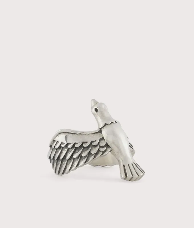 Silver Dove Ring sold by EQVVS