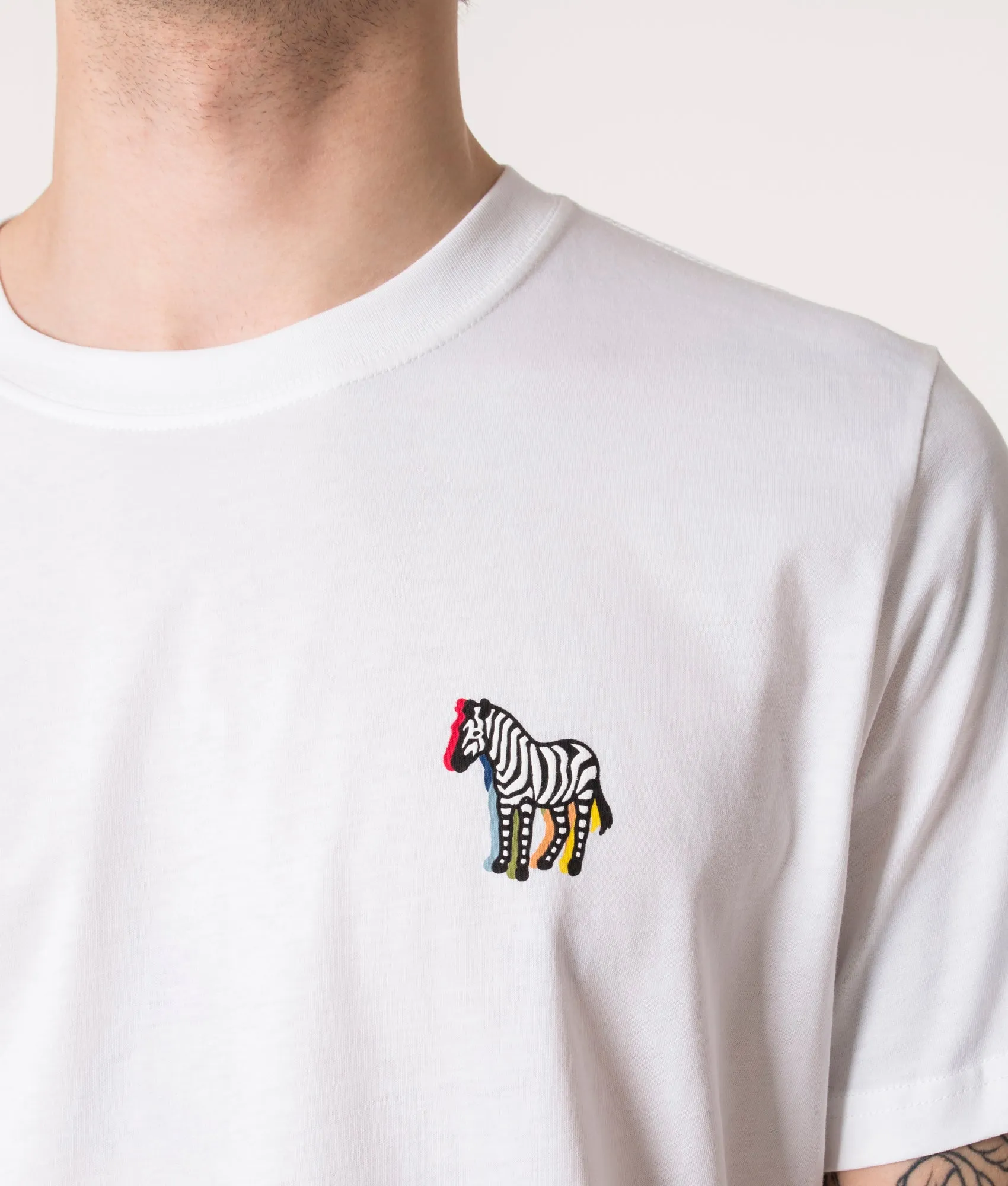Black and White Zebra Logo T-Shirt sold by EQVVS product image thumbnail 2