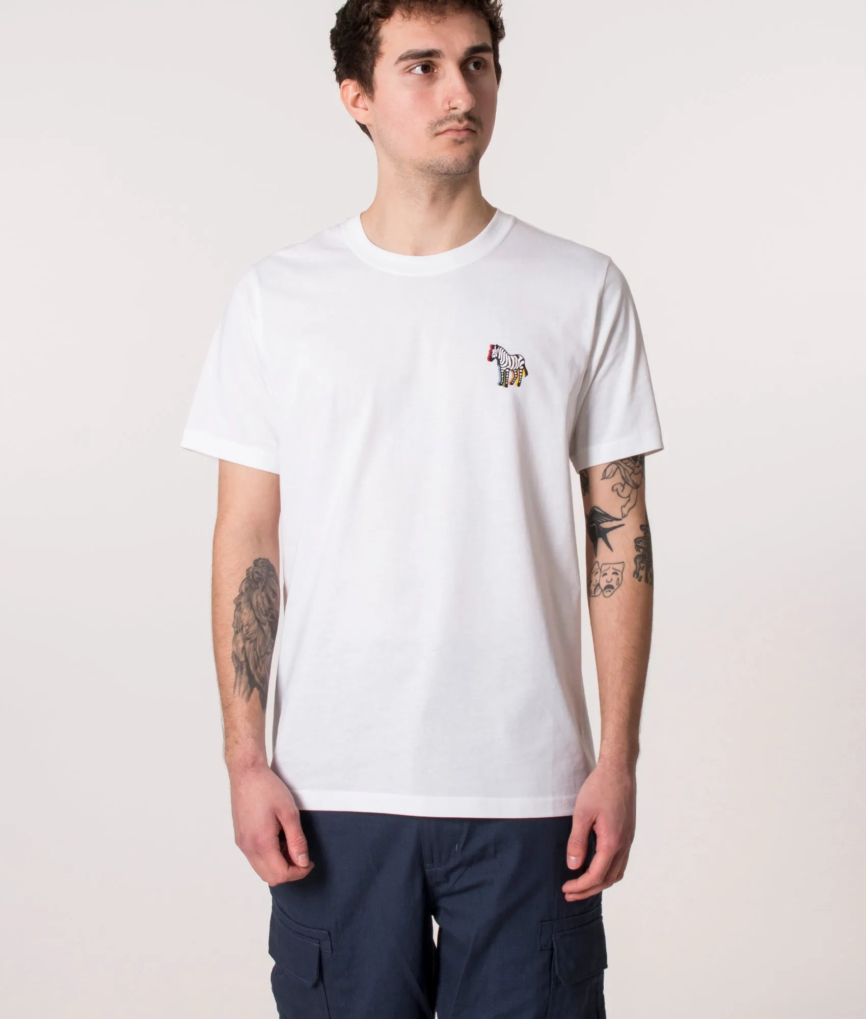 Black and White Zebra Logo T-Shirt sold by EQVVS