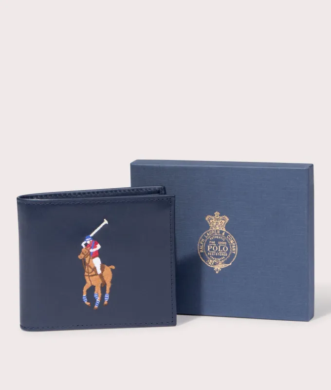 Billfold with Coin pocket Wallet made by Polo by Ralph Lauren