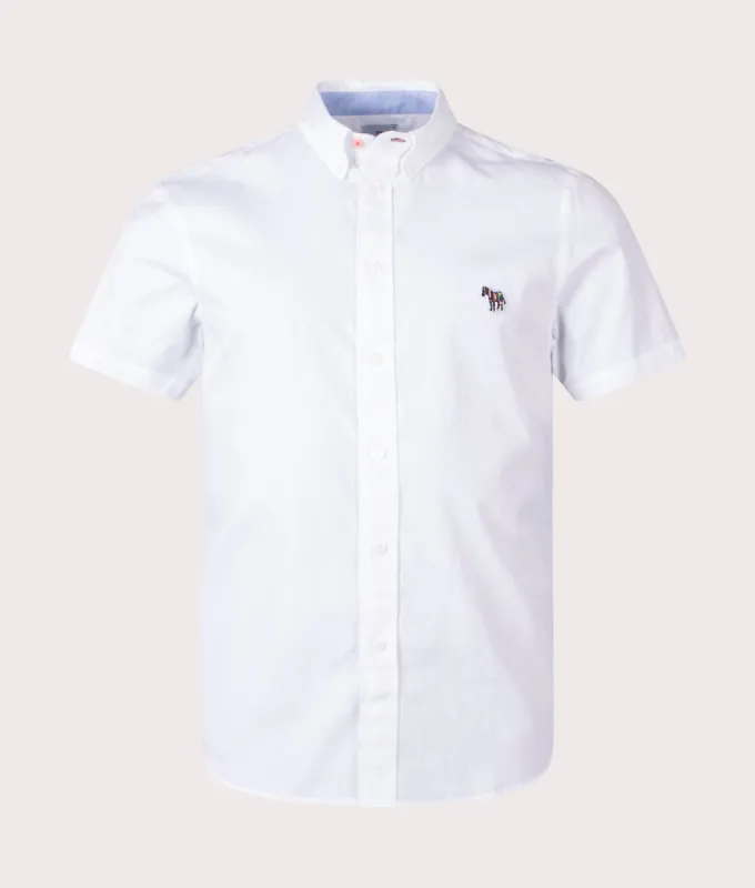 Tailored Fit Short Sleeve Zebra Logo Shirt sold by EQVVS