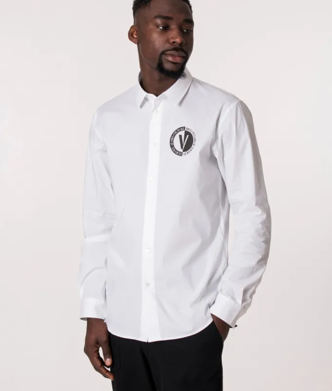 New V Emblem Logo Stretch Shirt sold by EQVVS