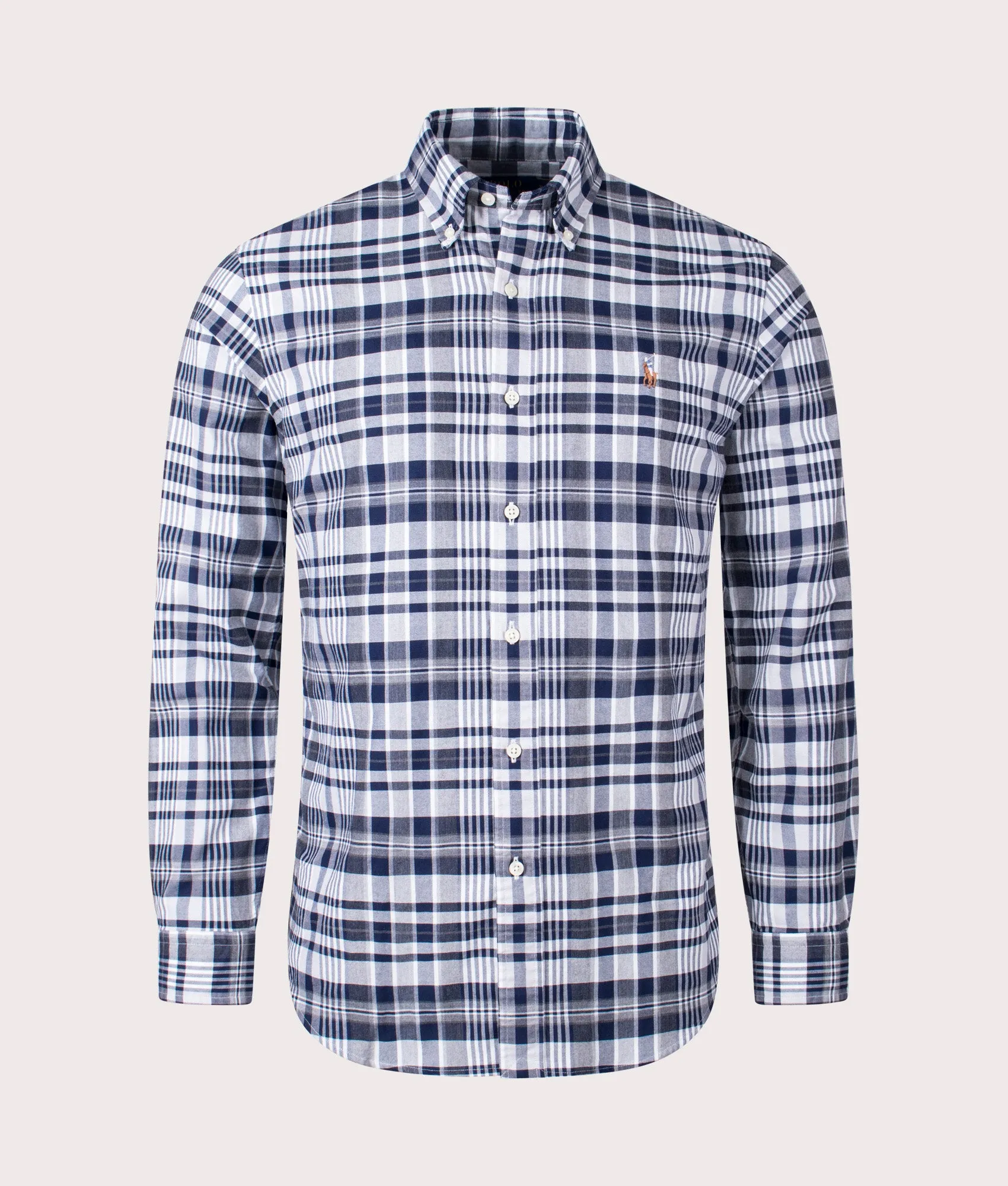 Custom Fit Checkered Oxford Shirt sold by EQVVS