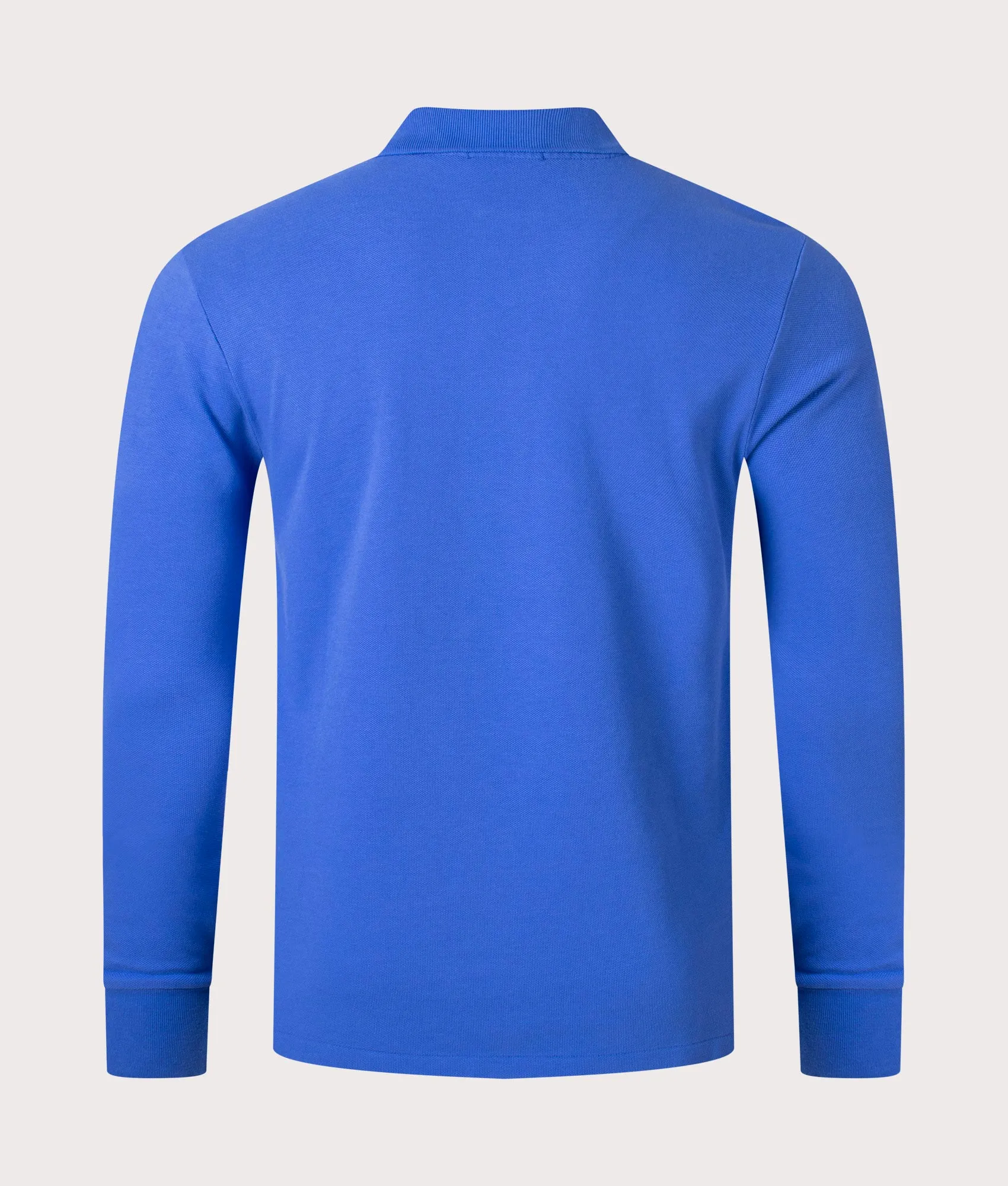 Custom Slim Fit Long Sleeve Polo Shirt sold by EQVVS product image thumbnail 3