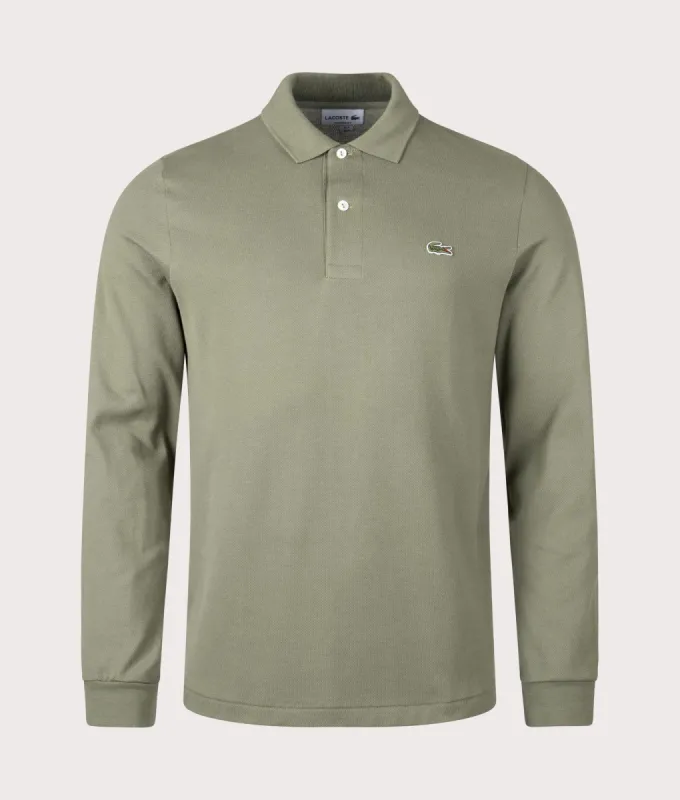 Long Sleeve Croc Logo Polo Shirt sold by EQVVS