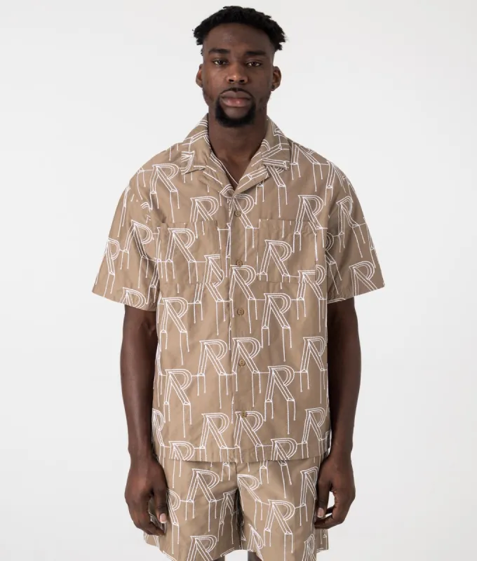 Embroidered Initial Overshirt sold by EQVVS