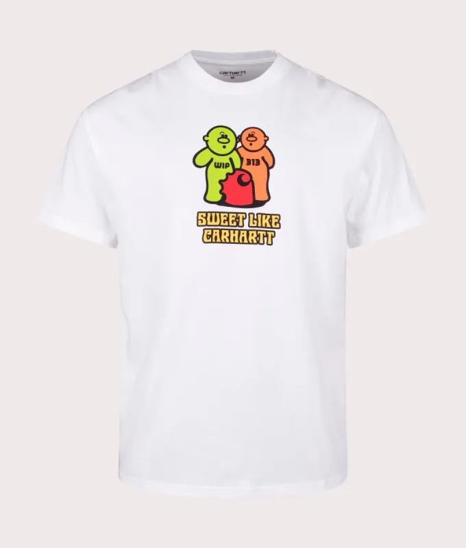 Relaxed Fit Gummy T-Shirt sold by EQVVS