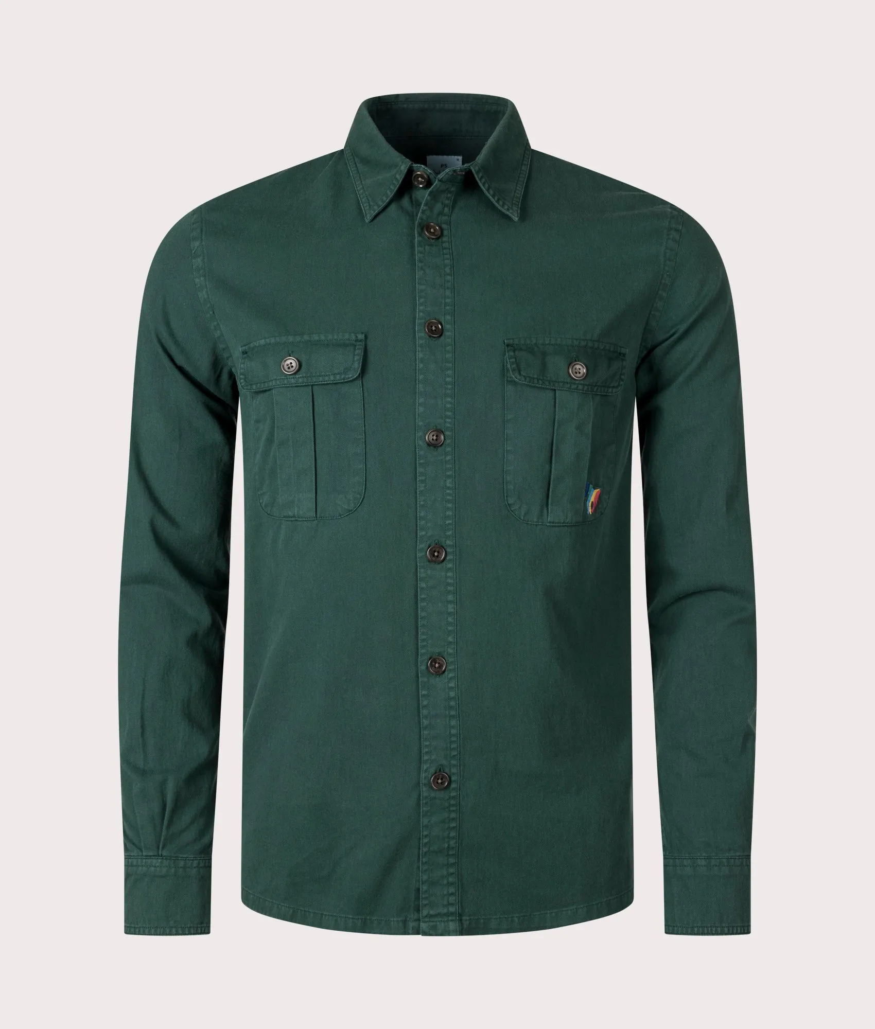 Relaxed Fit Broad Stripe Zebra Logo Shirt sold by EQVVS product image thumbnail 5