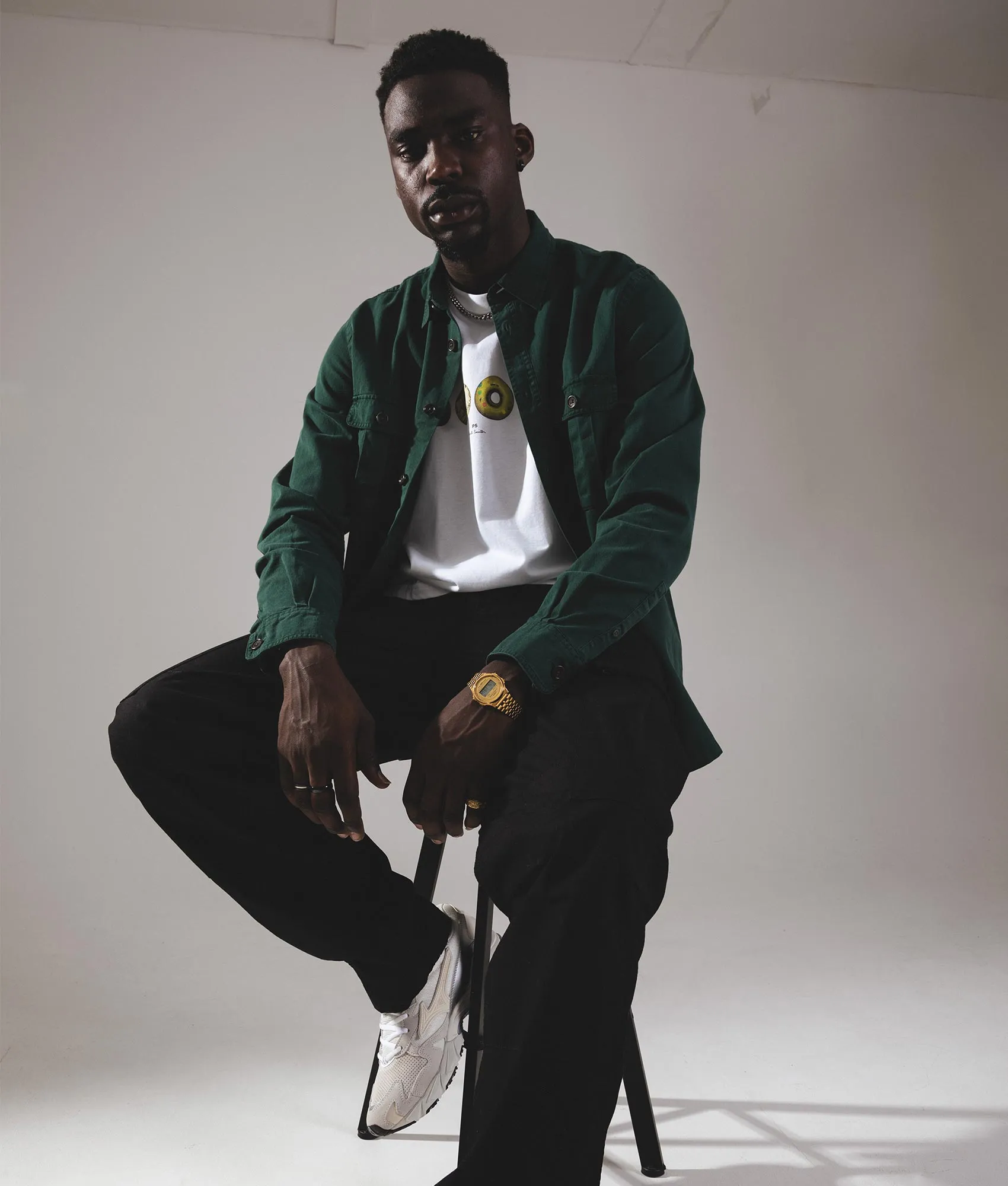 Relaxed Fit Broad Stripe Zebra Logo Shirt sold by EQVVS product image thumbnail 2