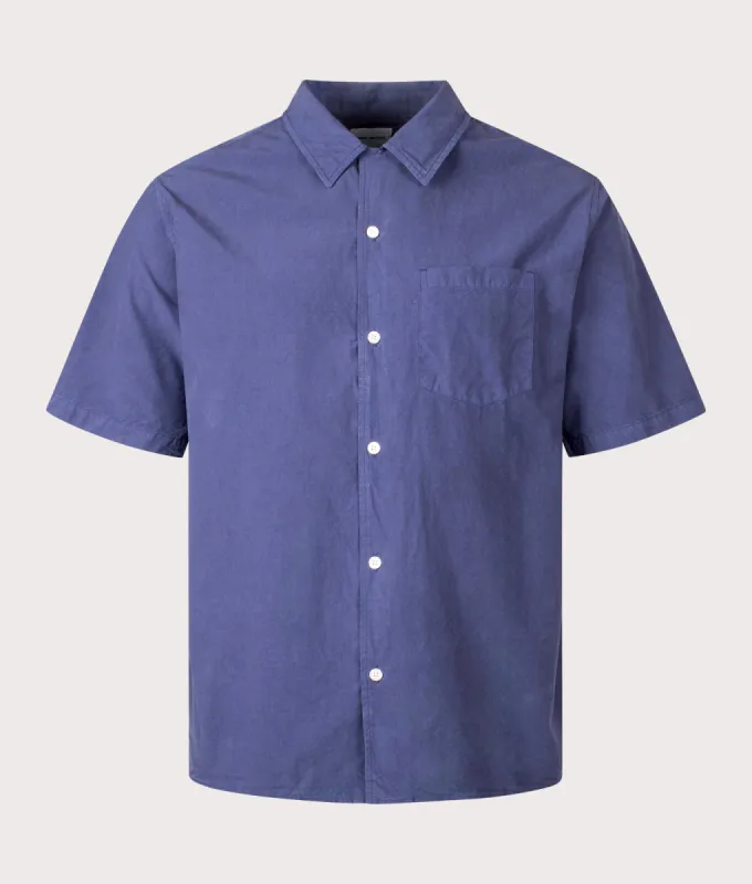 Relaxed Fit Carsten Tencel Short Sleeve Shirt sold by EQVVS