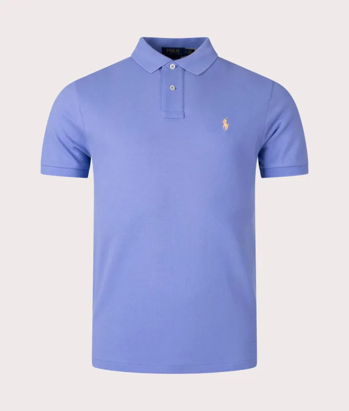 Custom Slim Fit Mesh Polo Shirt sold by EQVVS