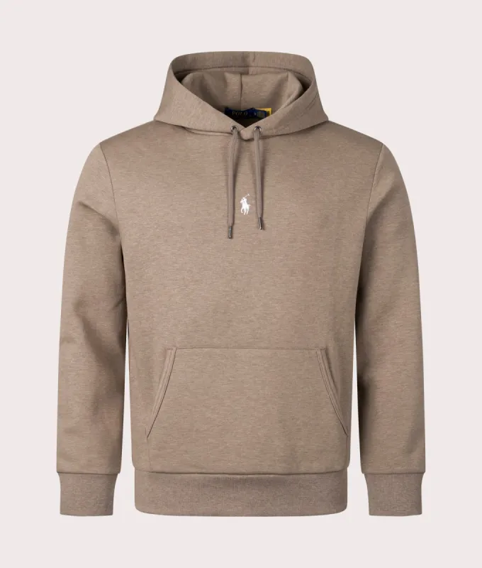 Double Knit Central Logo Hoodie made by Polo by Ralph Lauren