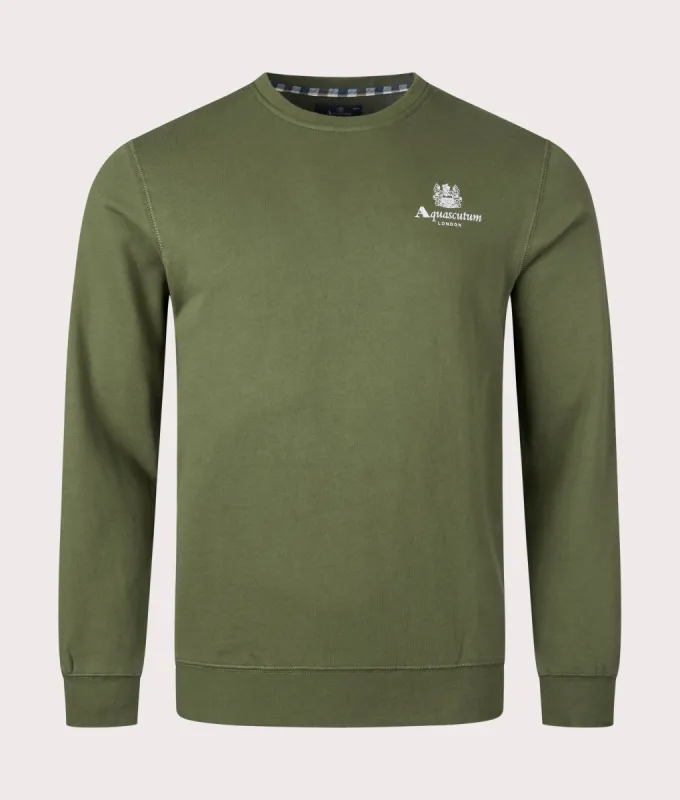 Active Small Logo Crew Neck Sweatshirt sold by EQVVS