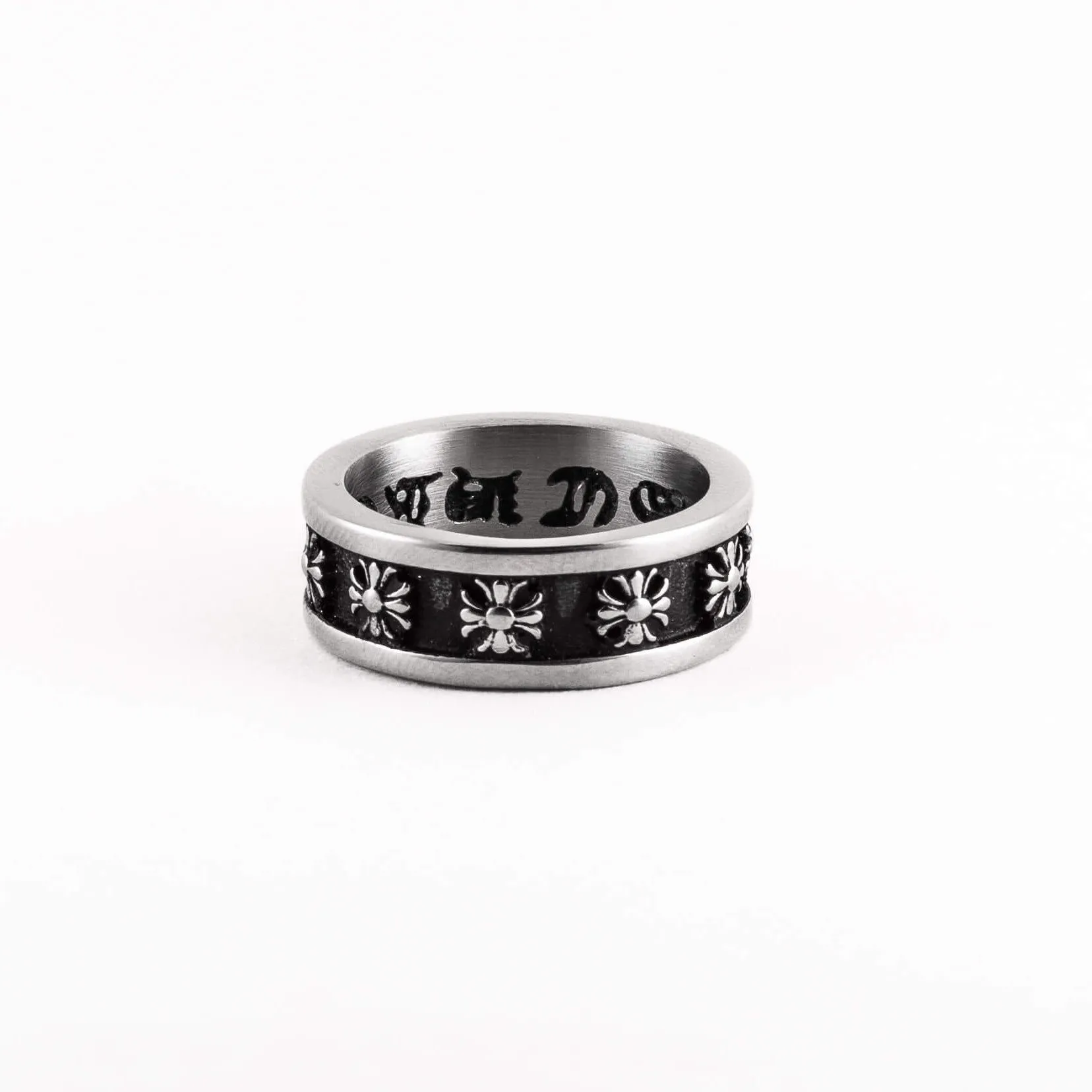 Stainless Steel Cross Ring sold by EQVVS