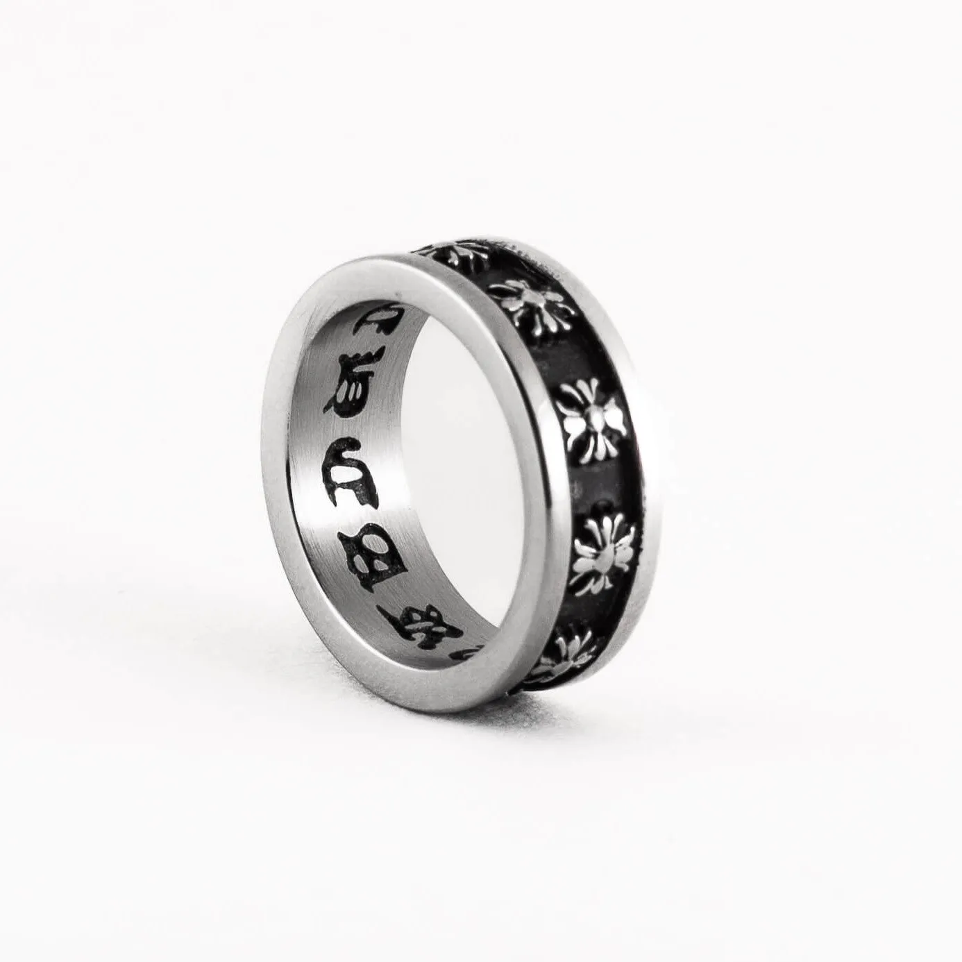 Stainless Steel Cross Ring sold by EQVVS product image thumbnail 2