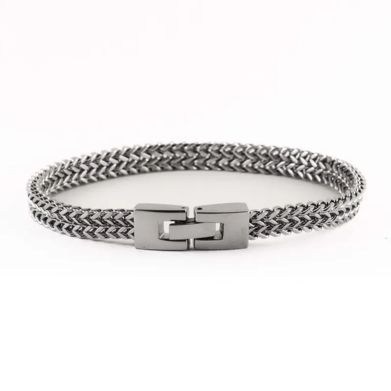 Stainless Steel Keel Link Bracelet 21cm sold by EQVVS