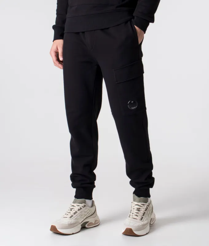 Regular Fit Diagonal Raised Fleece Cargo Joggers sold by EQVVS