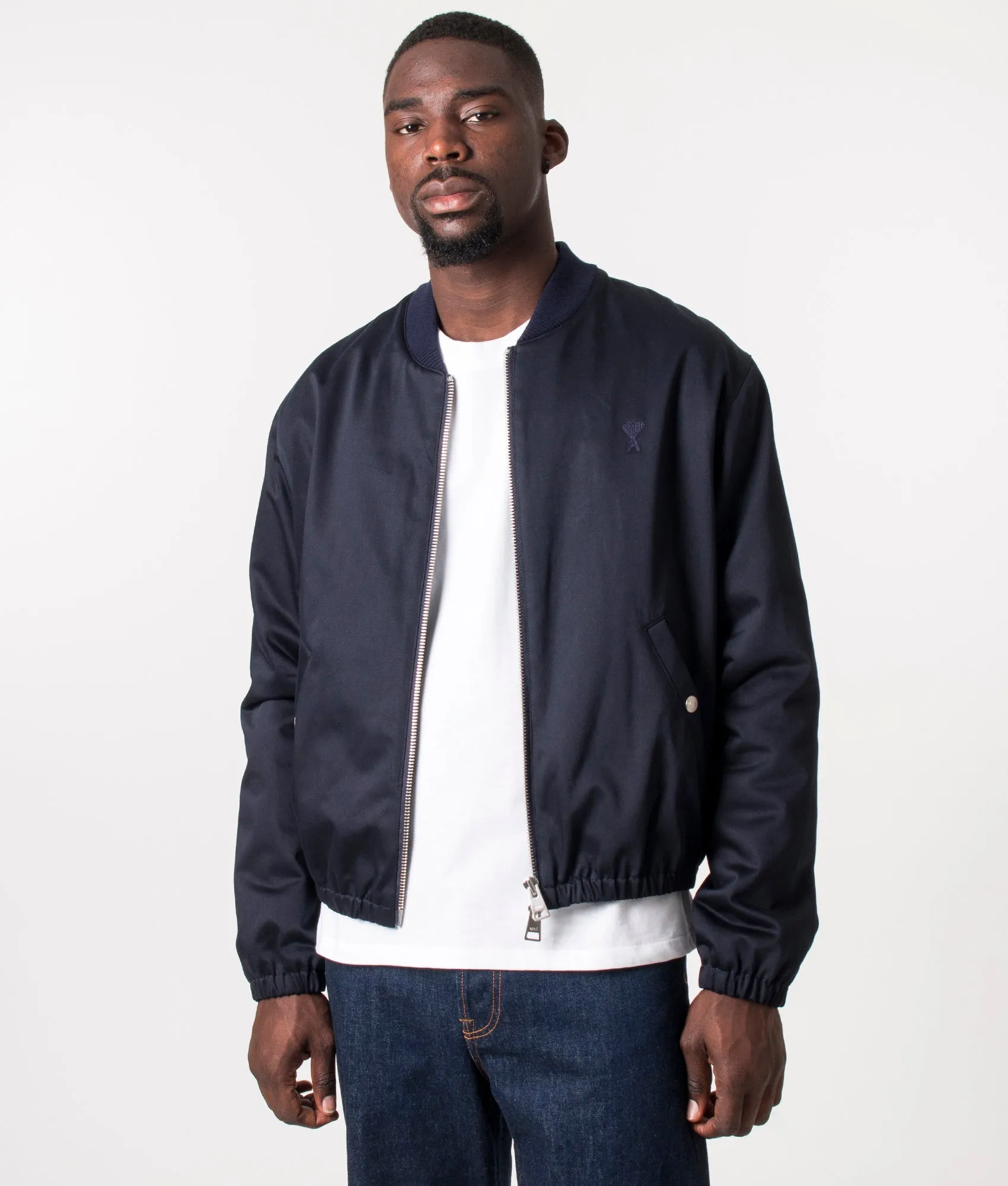 Compact Cotton Satin Bomber Jacket sold by EQVVS product image thumbnail 3