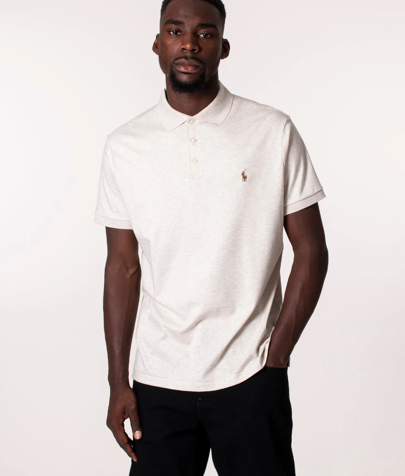 Custom Slim Fit Interlock Polo Shirt sold by EQVVS product image thumbnail 2