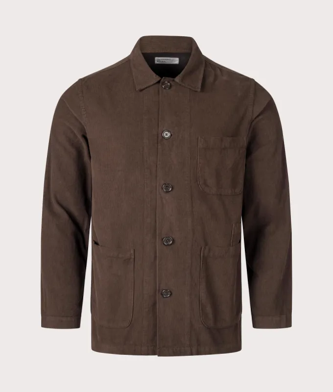 Fine Cord Bakers Overshirt sold by EQVVS