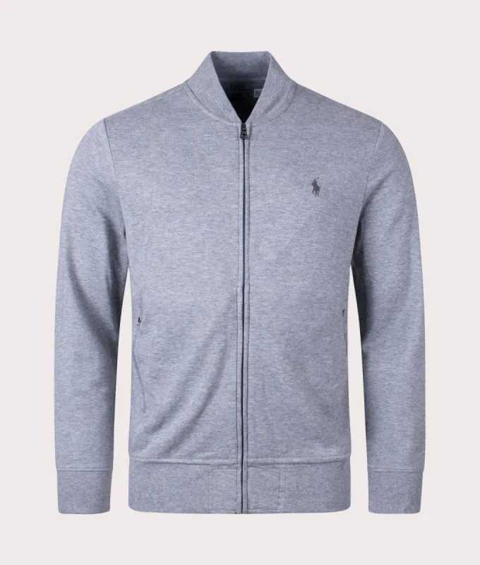 Luxury Jersey Zip Through Baseball Sweatshirt made by Polo by Ralph Lauren