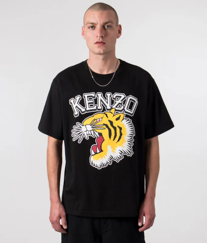 Oversized Varsity Jungle Tiger T-Shirt sold by EQVVS