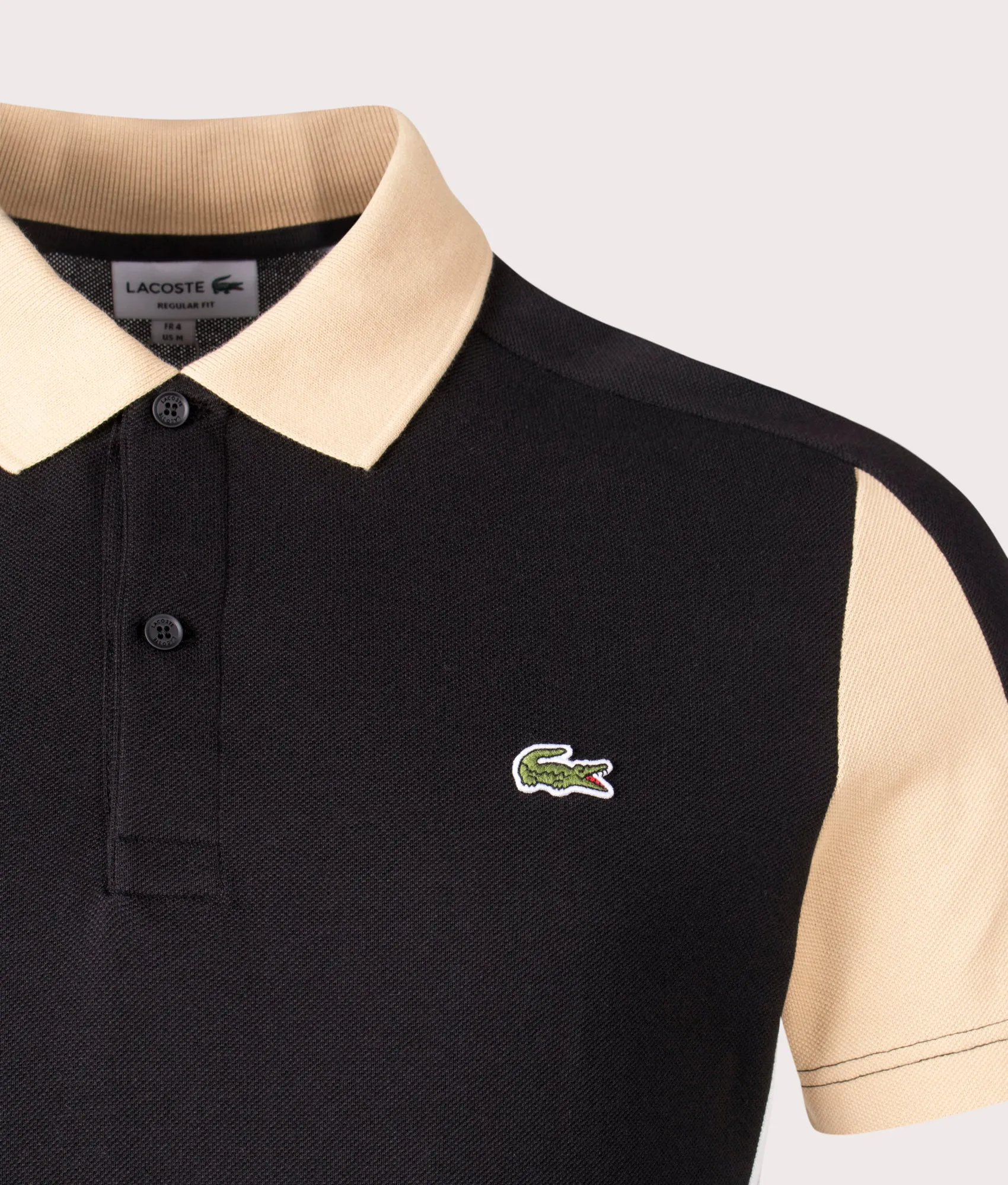 Cotton Piqué Colourblock Polo Shirt sold by EQVVS product image thumbnail 2