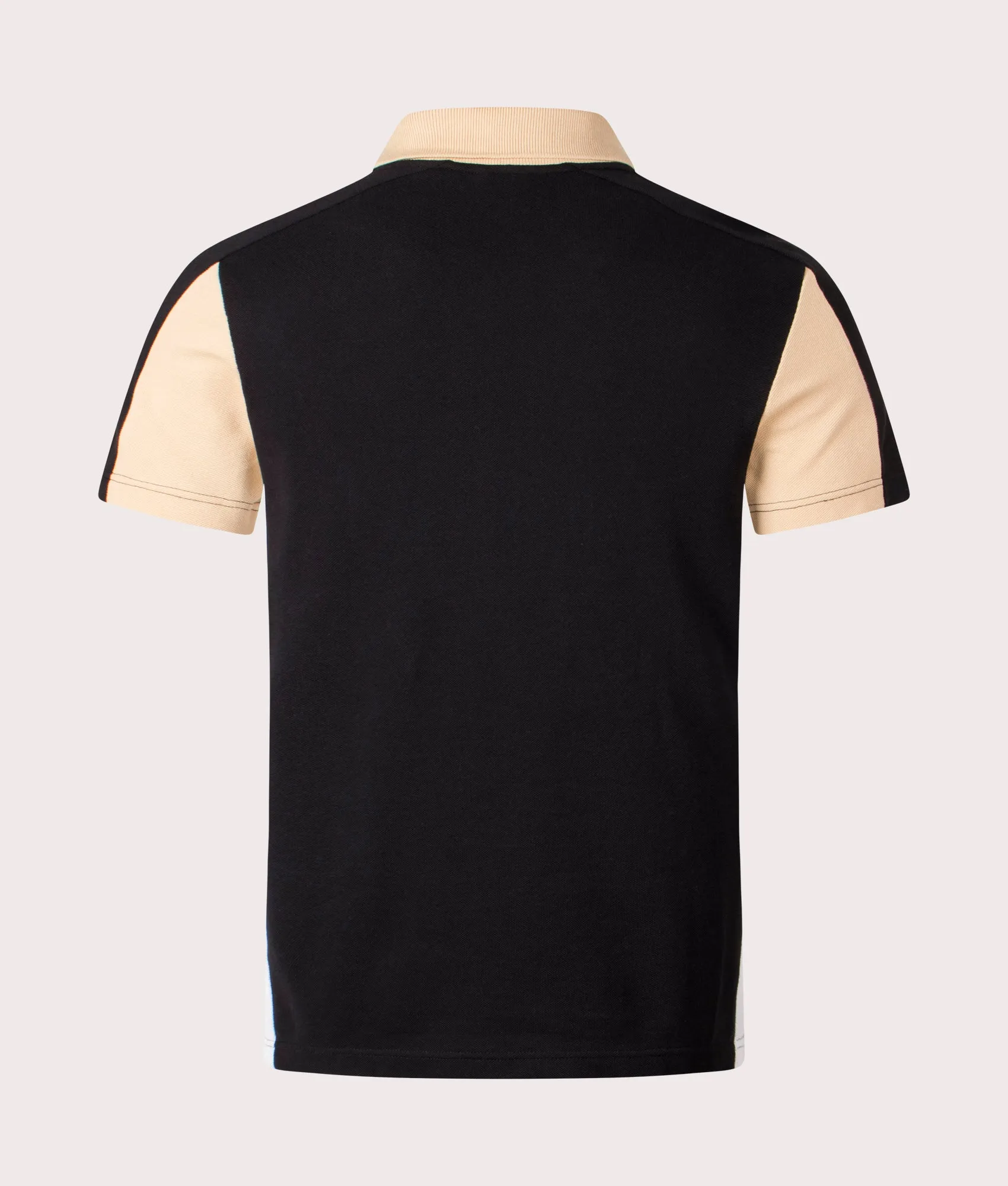 Cotton Piqué Colourblock Polo Shirt sold by EQVVS product image thumbnail 3