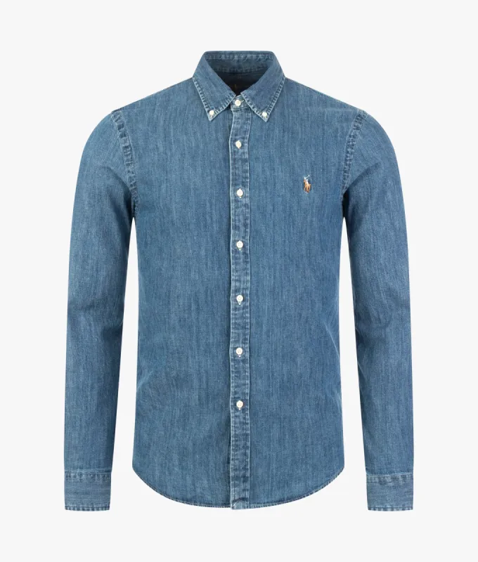 Slim Fit Denim Shirt sold by EQVVS